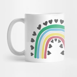 Disability pride flag rainbow Mug